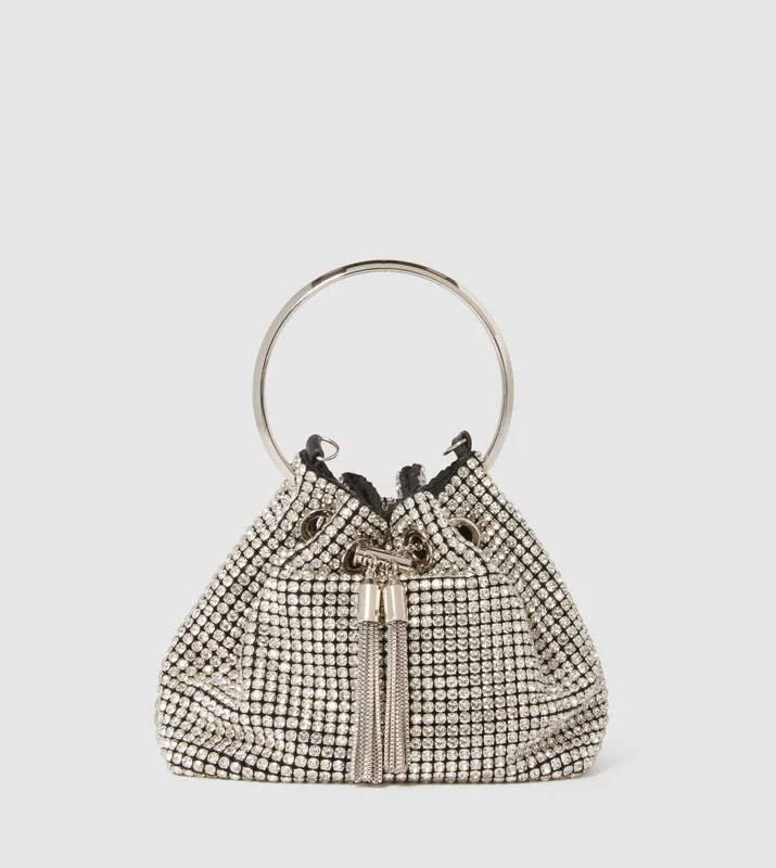 forever new SKYLAH Embellished Hoop Handle Drawstring Bag